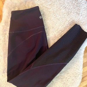 lululemon leggings, size 6 Purple